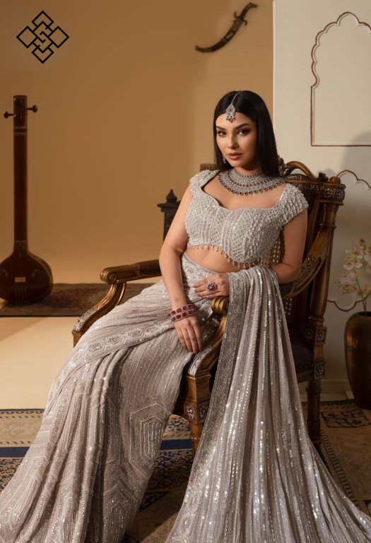 Shimmering Grace Saree